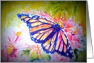 Thank You Butterfly and Floral card