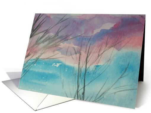 Success / Encouragement /Sky, Clouds & Trees card (686861)
