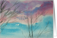 Success / Encouragement /Sky, Clouds & Trees card