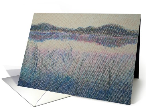 Color pencil Seascape card (689862)