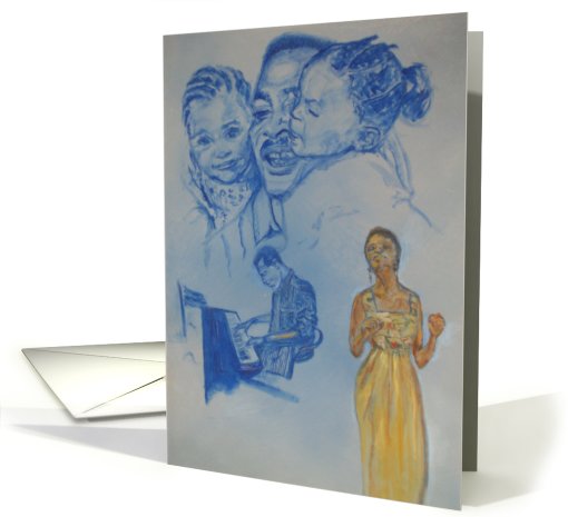 African American Family Profile card (690172)