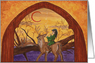 Enchanted Wizard Child, Merlin - Mythical Fantasy Art card