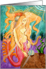 Sanibel Siren - Mermaid Art card