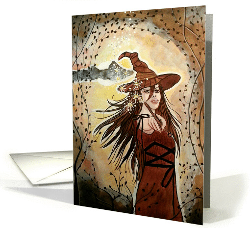 Bruja (Witch in Spanish) Card for Halloween or your... (1398930)