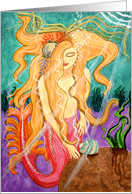 Sanibel Siren - Mermaid Art card