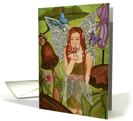 Encouragement, Take Flight, My Friend! - Fairy Art card (604344)
