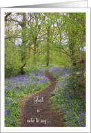 Bluebell Path Just a...