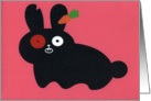 Blank card - pet rabbit card