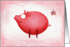 Blank card - Pig card