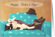 Happy Father’s Day French Bulldog Humor Card