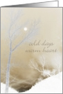 Cold Days Warm Heart - Miss You card