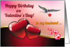 Happy Birthday on Valentine’s Day greeting card, card