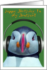 Happy Birthday To My Brother, Funny Puffin card
