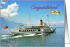 Wedding Congratulations, Cruise ship card