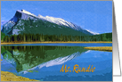 Mt.Rundle Canadian Rockies card