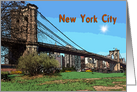 Brooklyn bridge card