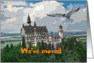We’ve Moved, Gothic German Castle card