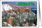 Happy Holidays, Bryce canyon national park, Mountains card