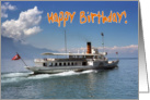 Happy birthday cruise ship card