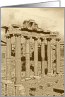 Rome ruins vintage Card