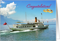 Wedding Congratulations, Cruise ship card