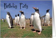 Birthday party card