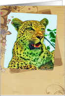 Leopard Card