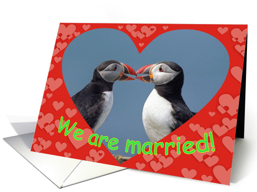 We are married card (866572)