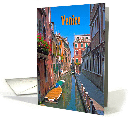 Happy Christmas, Venice card (871026)