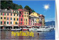 Portofino Italy card