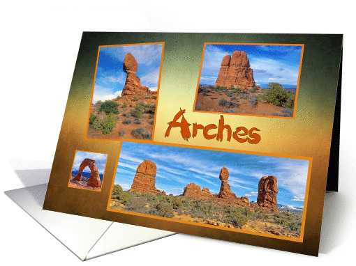 Arches national park Utah collage card (871044)