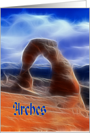 Arches national park Utah card