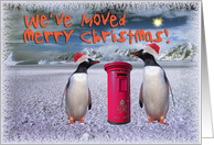Happy holidays We’ve moved Christmas card
