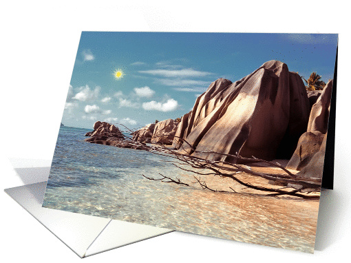 Seychelles beach card (889037)