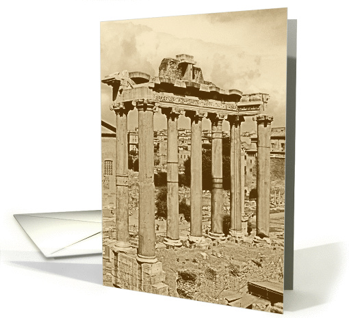 Rome ruins vintage card (889118)