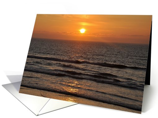 Golden Sunset card (616533)