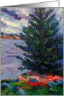 The Strong Pine Tree - Blank Note Card