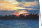Dramatic Sunset over Petrie Island card