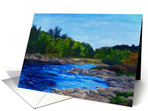 Ottawa River - Any occasion, blank note card (1304942)