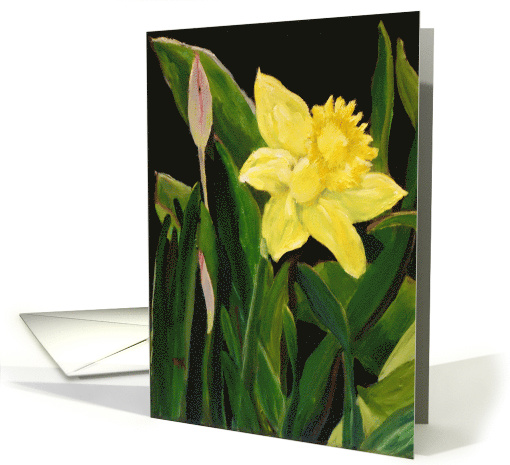 Blooming Daffodil Birthday card (1600814)