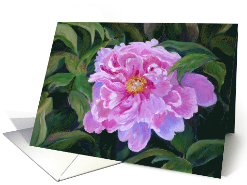 Blooming Pink Peony Birthday for Sweetheart card (1600912)