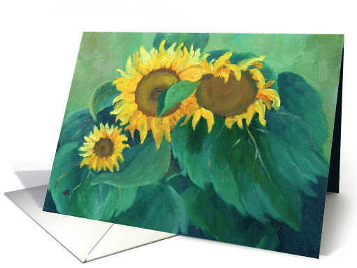 Sunflower Sunshine Family Birthday card (1601328)