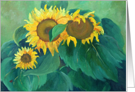 Sunflower Sunshine Family Birthday card