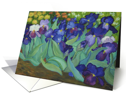 Love of Irises General Birthday card (1601330)