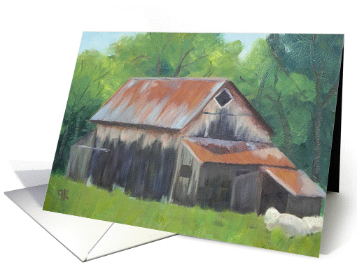 De Groot Barn - Greetings from Cumberland card (860840)
