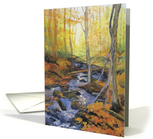 Fall in Gatineau Park General Blank card (860922)