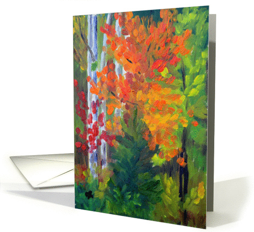 Fall Palette, blank note card (993783)