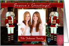 Nutcrackers - Season’s Greetings - Your Photo Here Card