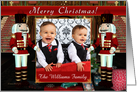 Nutcracker - Merry Christmas - Your Photo Here Card