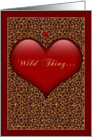 Valentine Heart - Wild Thing Card